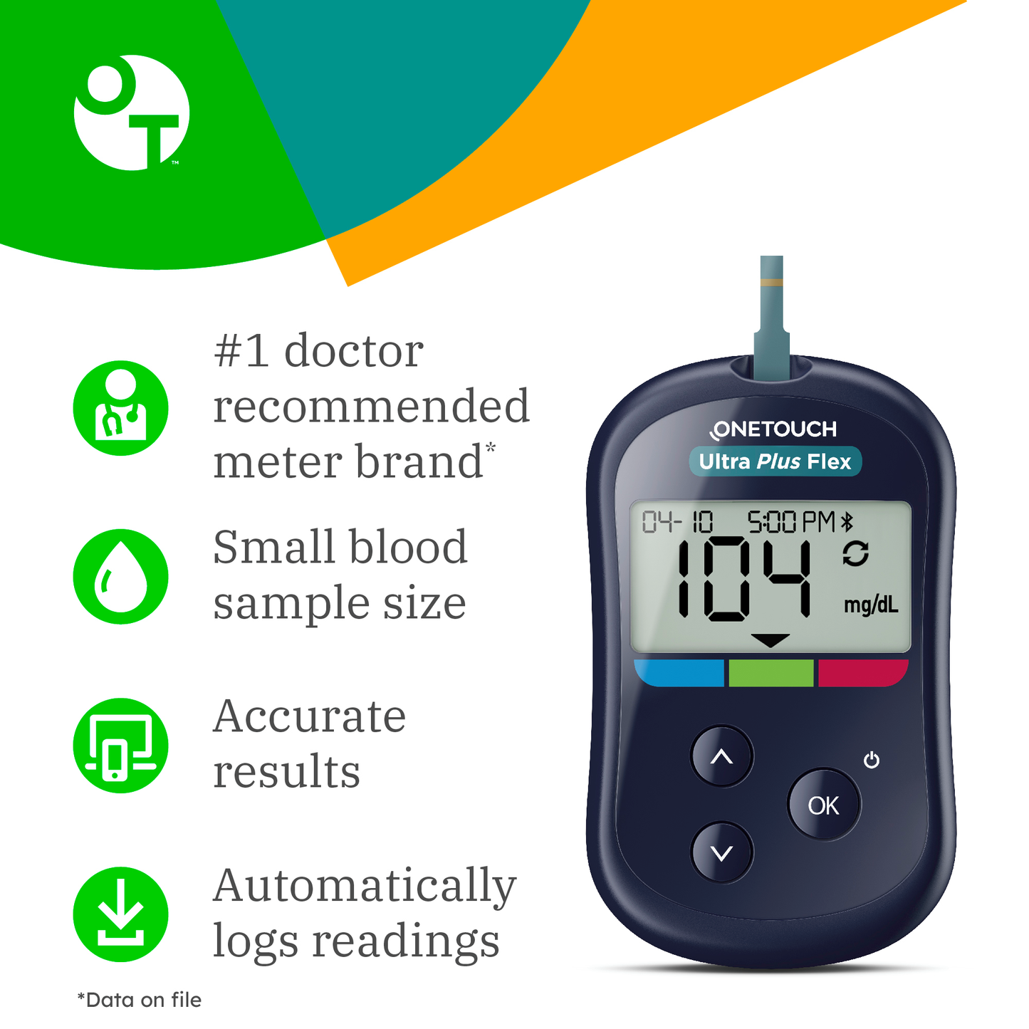 OneTouch Ultra Plus Flex Blood Glucose Meter