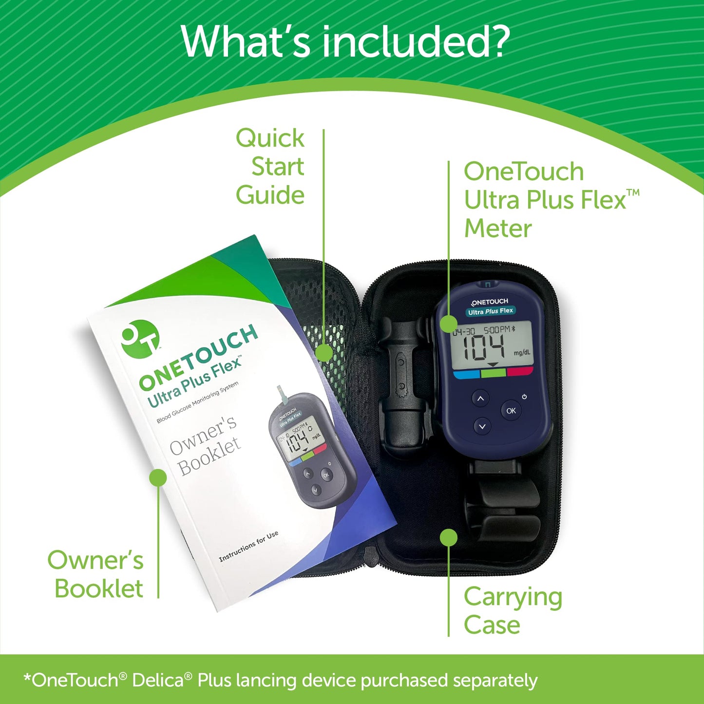 OneTouch Ultra Plus Flex Blood Glucose Meter