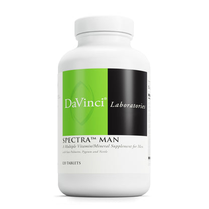 DaVinci Labs Spectra Man - Dietary Supplement to Support Immune System Function and Men's Unique Needs - With Vitamins, Minerals, Amino Acids, Herbs, Digestive Enzymes and Fatty Acids - 120 Tablets