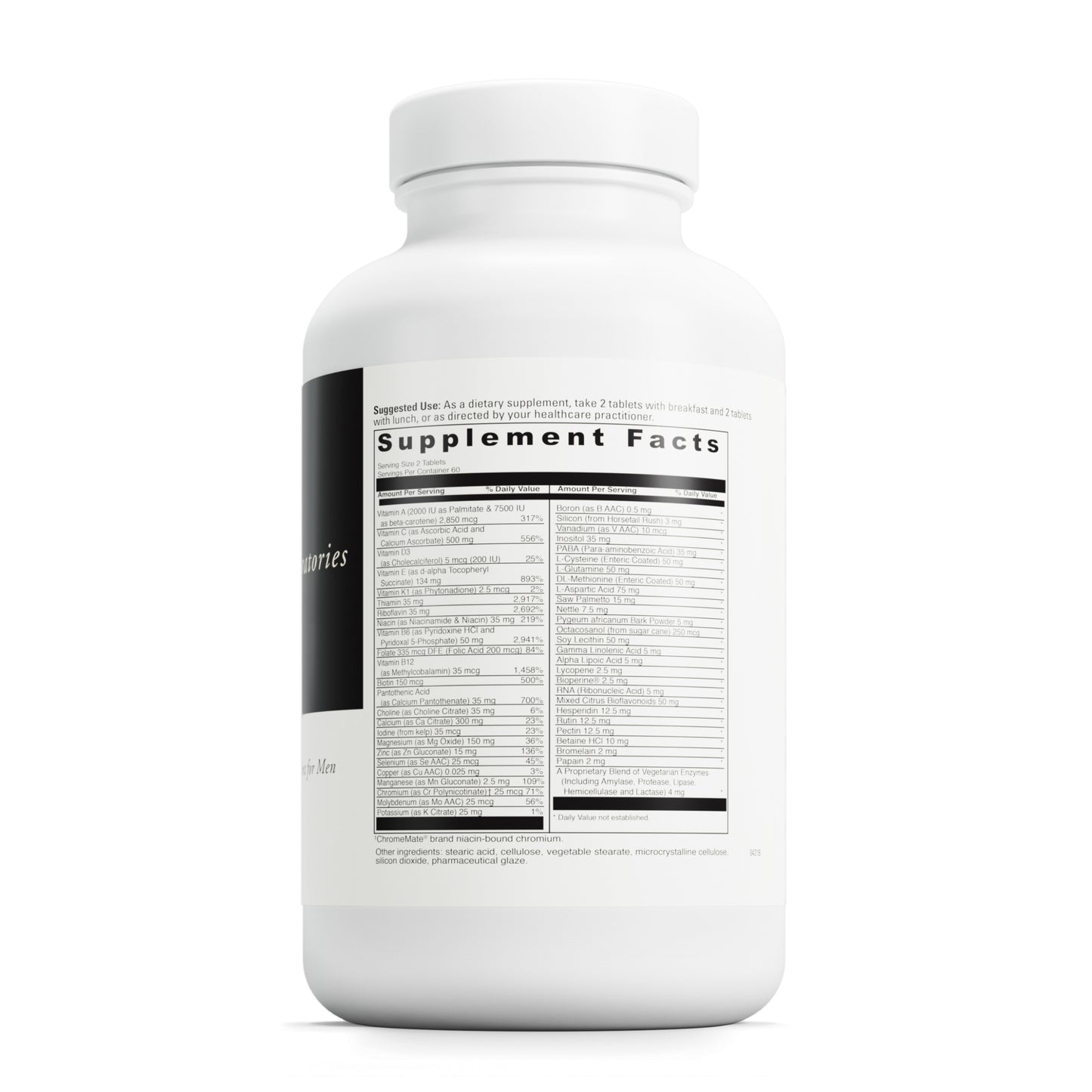 DaVinci Labs Spectra Man - Dietary Supplement to Support Immune System Function and Men's Unique Needs - With Vitamins, Minerals, Amino Acids, Herbs, Digestive Enzymes and Fatty Acids - 120 Tablets