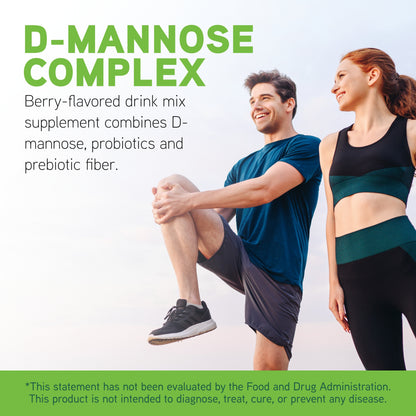 DaVinci Labs D-Mannose Complex - Powdered Drink Mix - Supports Immune System, Urinary Tract Health, & Detox* - With Calcium, Cranberry Juice Powder, and More - Vegetarian - Gluten-Free - 30 Servings