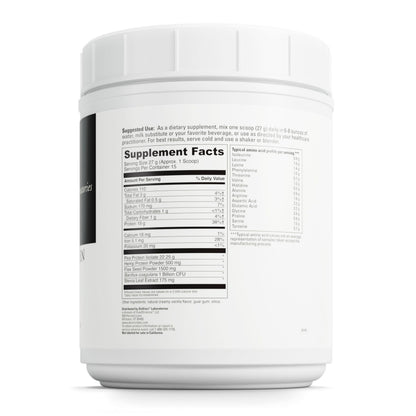 DaVinci Labs Vegan Protein - Protein Powder Supplement for Weight Support, Muscle and Tissue Repair* - With Pea, Flax Seed, and More - Creamy Vanilla Flavor - Soy and Gluten-Free - 447g, 15 Servings