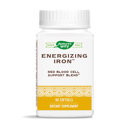Nature's Way Energizing Iron Dual Iron Formula, 90 Count (Packaging May Vary)
