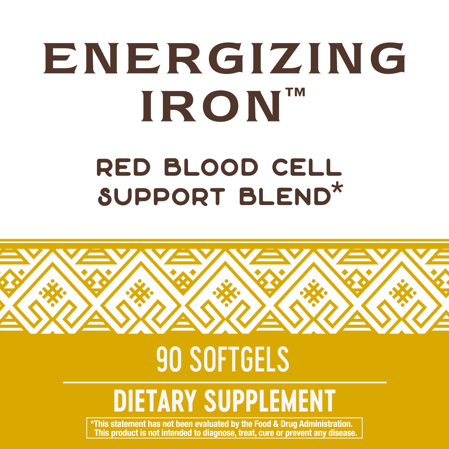 Nature's Way Energizing Iron Dual Iron Formula, 90 Count (Packaging May Vary)