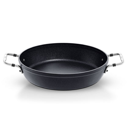 Fissler adamant Aluminum Serving-Pan (9.5‚Äù) Frypan, coated, Non-Stick, scratch-resistant - induction, black (056-515-24-100/0)