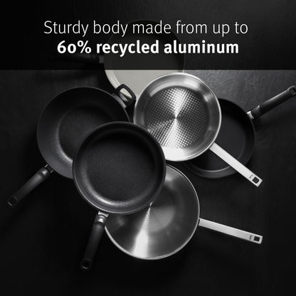 Fissler adamant Aluminum Serving-Pan (11‚Äù) Frypan, coated, Non-Stick, scratch-resistant - induction, black (056-515-28-1000)