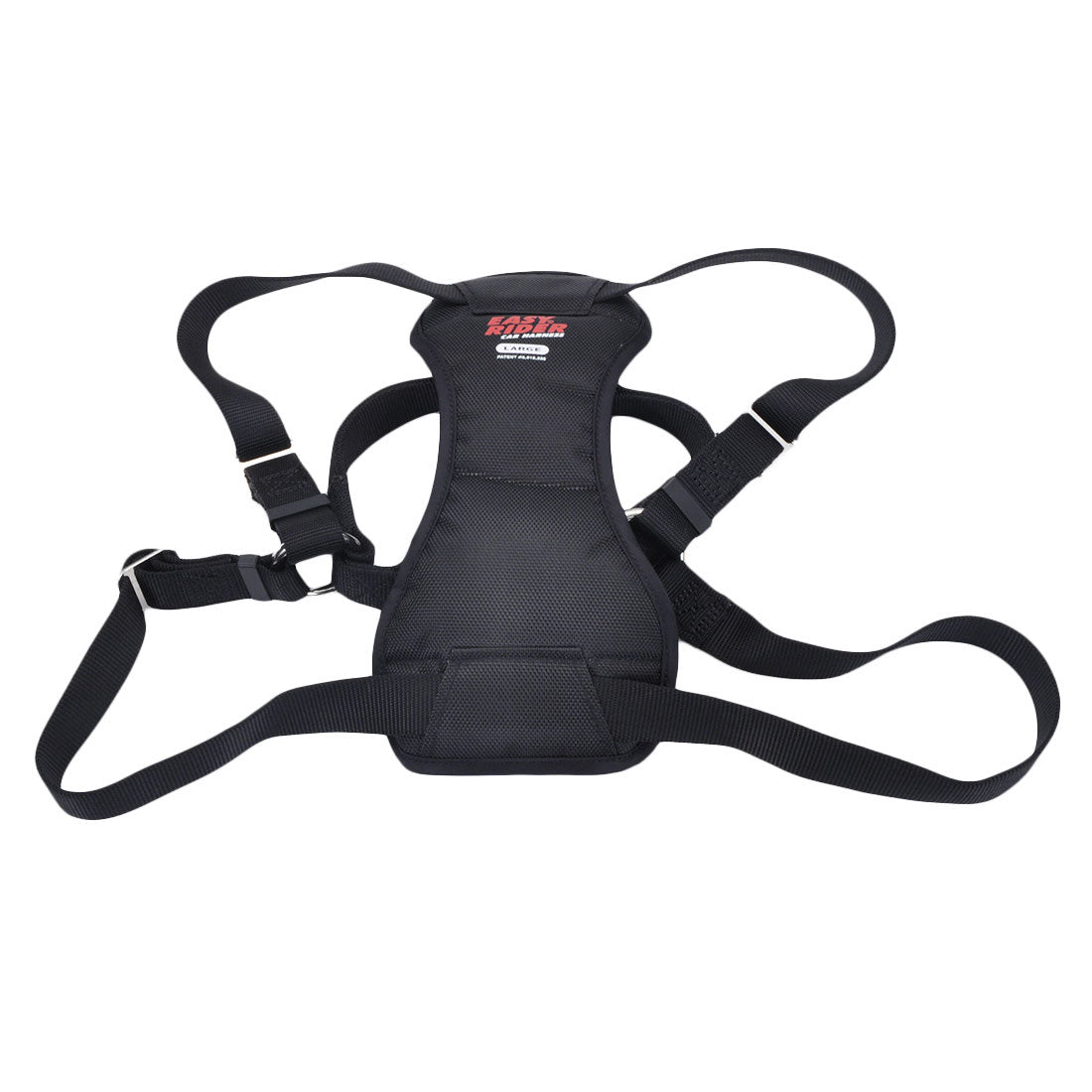 Coastal - Easy Rider - Adjustable Dog Car Harness, Black, LRG (26"-38")