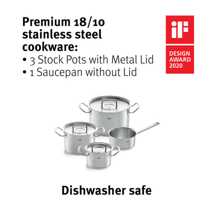 Fissler Original-Profi Collection¬Æ Stainless Steel Cookware Set, 7 Piece