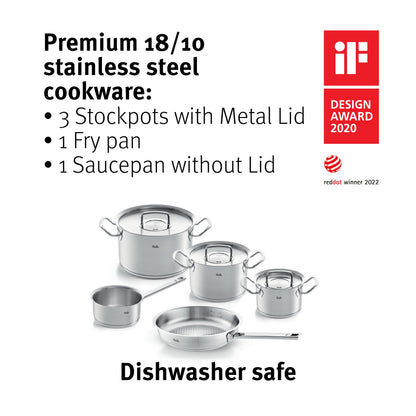 Fissler Original-Profi Collection¬Æ Stainless Steel Cookware Set, 8 Piece