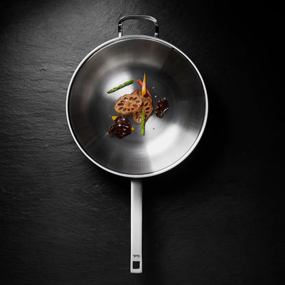 Fissler Originial-Profi Collection¬†Multi Ply Wok with Long Handle 12.6", 4.2 Quart