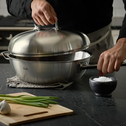 Fissler Originial-Profi Collection¬†Multi Ply Wok with Long Handle 12.6", 4.2 Quart