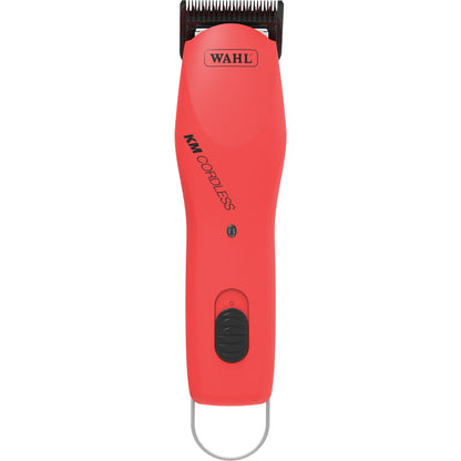 WAHL Professional Animal KM Cordless 2-Speed Detachable Blade Pet and Dog Clipper Kit, Poppy (9596-200)
