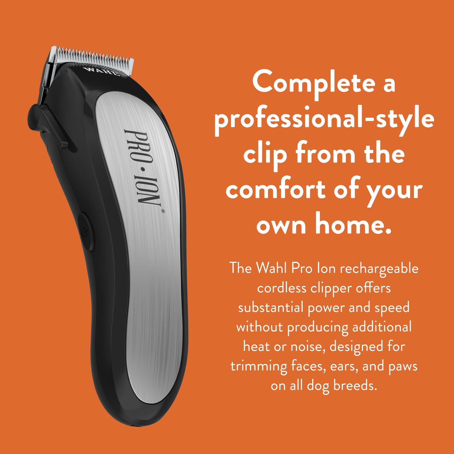WAHL Professional Animal Pro Ion Pet, Dog, and Cat Cordless Clipper Kit (9705)