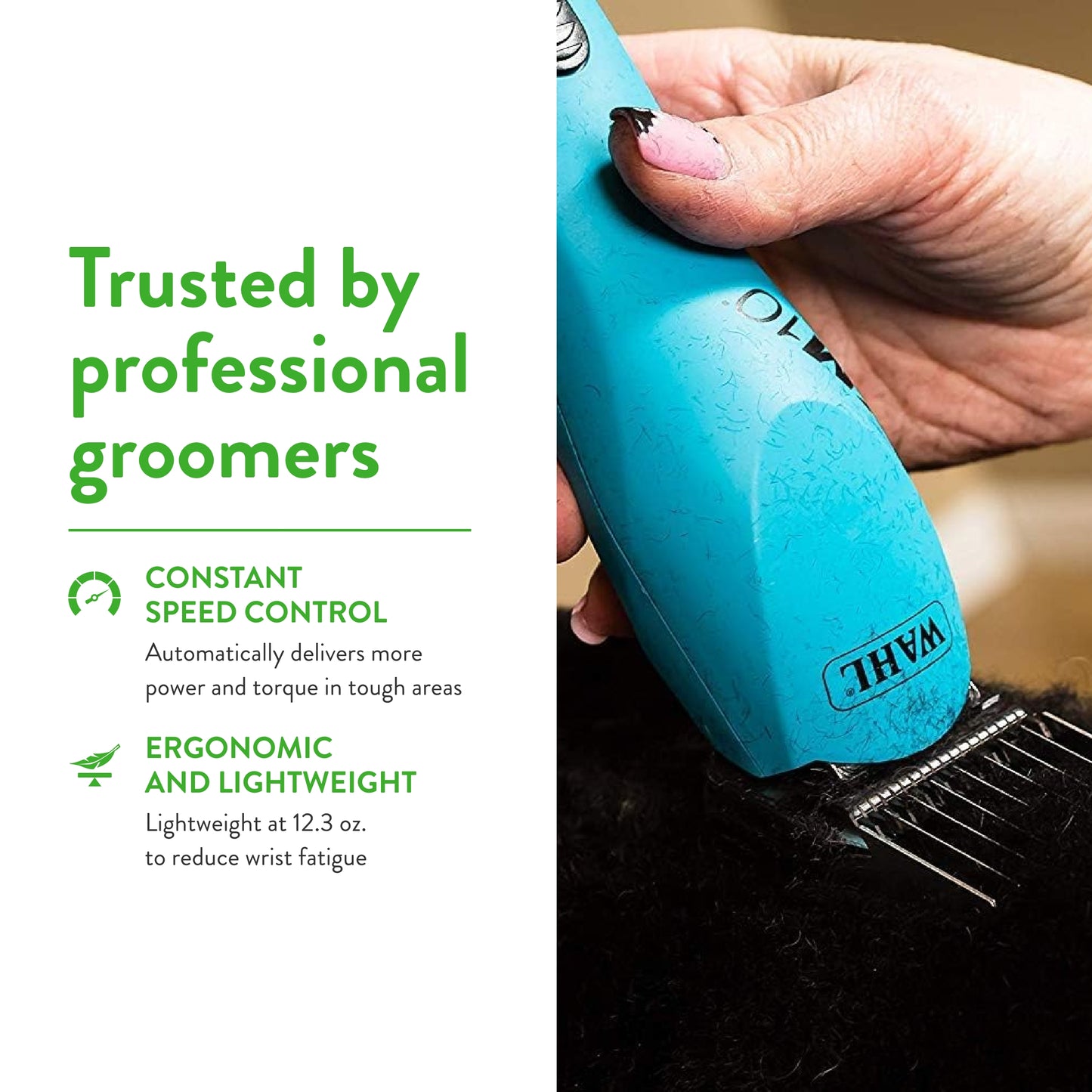 WAHL Professional Animal KM10 2-Speed Brushless Motor Pet, Dog, and Horse Clipper Kit, Berry (9791-301)