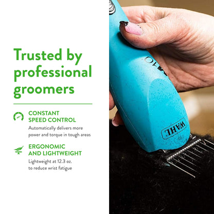 WAHL Professional Animal KM10 2-Speed Brushless Motor Pet, Dog, and Horse Clipper Kit, Berry (9791-301)