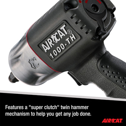 AIRCAT 1000-TH: 1/2-Inch Composite Impact Wrench 1,000 ft-lbs