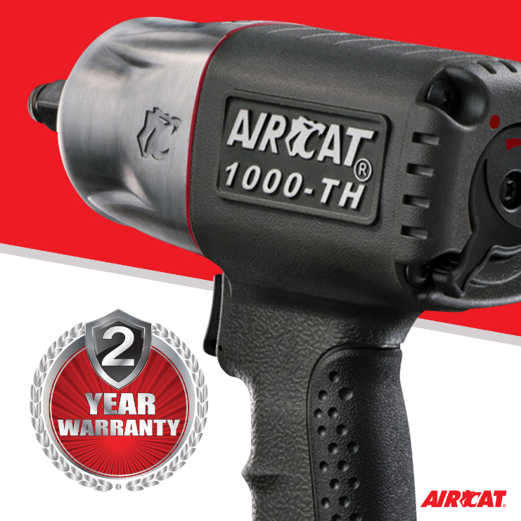 AIRCAT 1000-TH: 1/2-Inch Composite Impact Wrench 1,000 ft-lbs