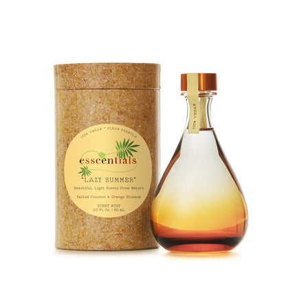 Esscentials Lazy Summer Fragrance Mist, Notes of Salted Coconut and Orange Blossom, 2.0 Oz