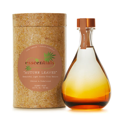Esscentials Autumn Leaves Fragrance Mist by Scent Beauty - Beautiful and Light Spray Fragrance from Nature - Vegan and Non-Toxic Mist Featuring Notes of Vetiver and Cedarwood - 2.0 Oz / 60ml