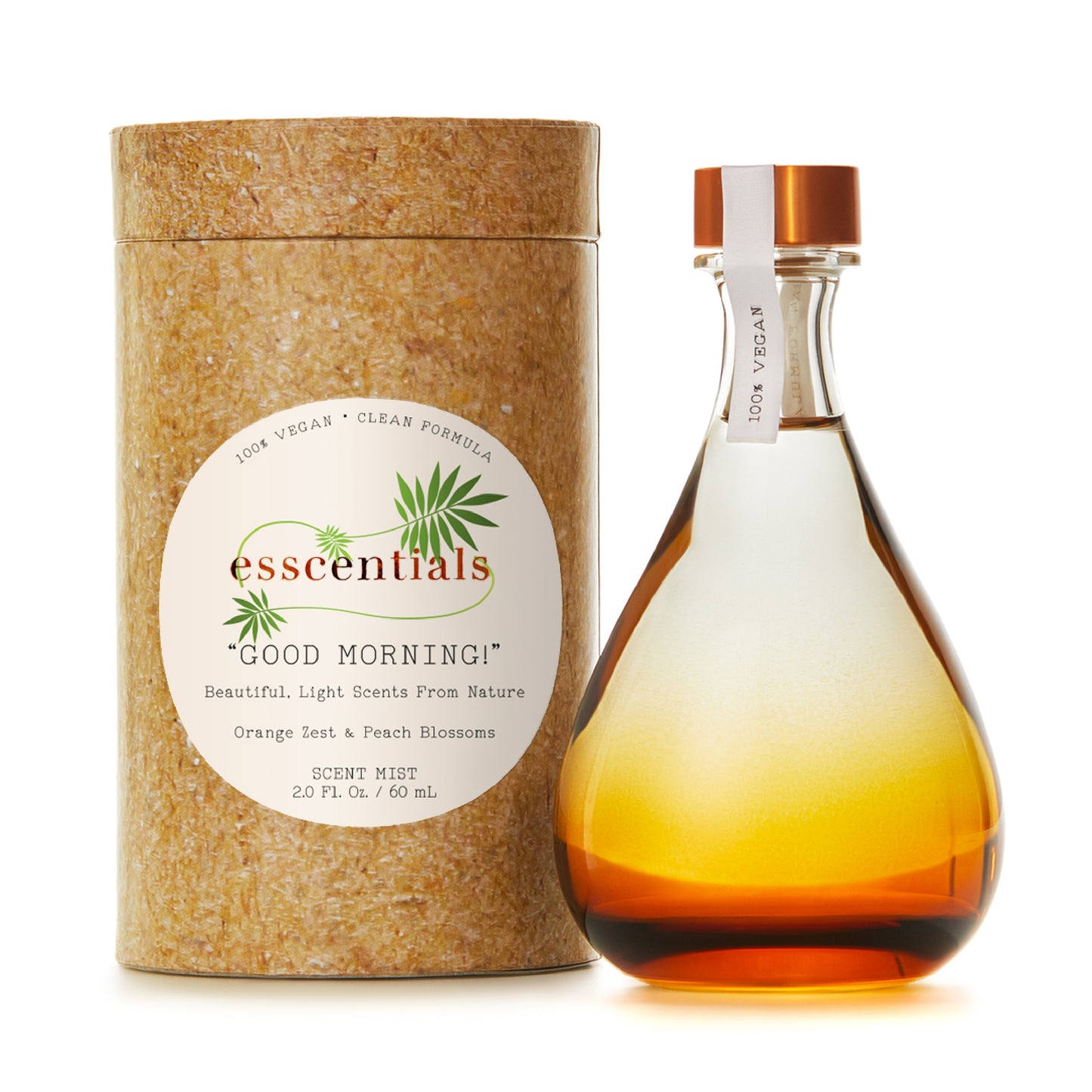 Esscentials Good Morning! Fragrance Mist, Notes of Orange Zest and Peach Blossoms, 2.0 Oz