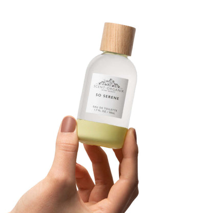 Scent-Organix So Serene Perfume for Men & Women by Scent Beauty - Citrusy and Fruity Scent with Notes of Mandarin, Wild Freesia & Green Tea - Non-Toxic, Vegan & Biodegradable Perfume - 1.7fl Oz