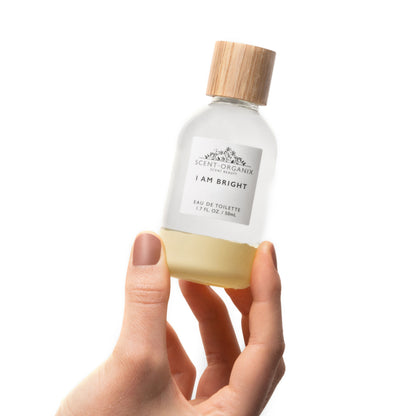 Scent-Organix I Am Bright Perfume for Men & Women by Scent Beauty - Fruity and Citrusy Scent with Notes of Pineapple, Tiare Flower & Orange Flower - Non-Toxic, Vegan & Biodegradable Perfume - 1.7fl Oz