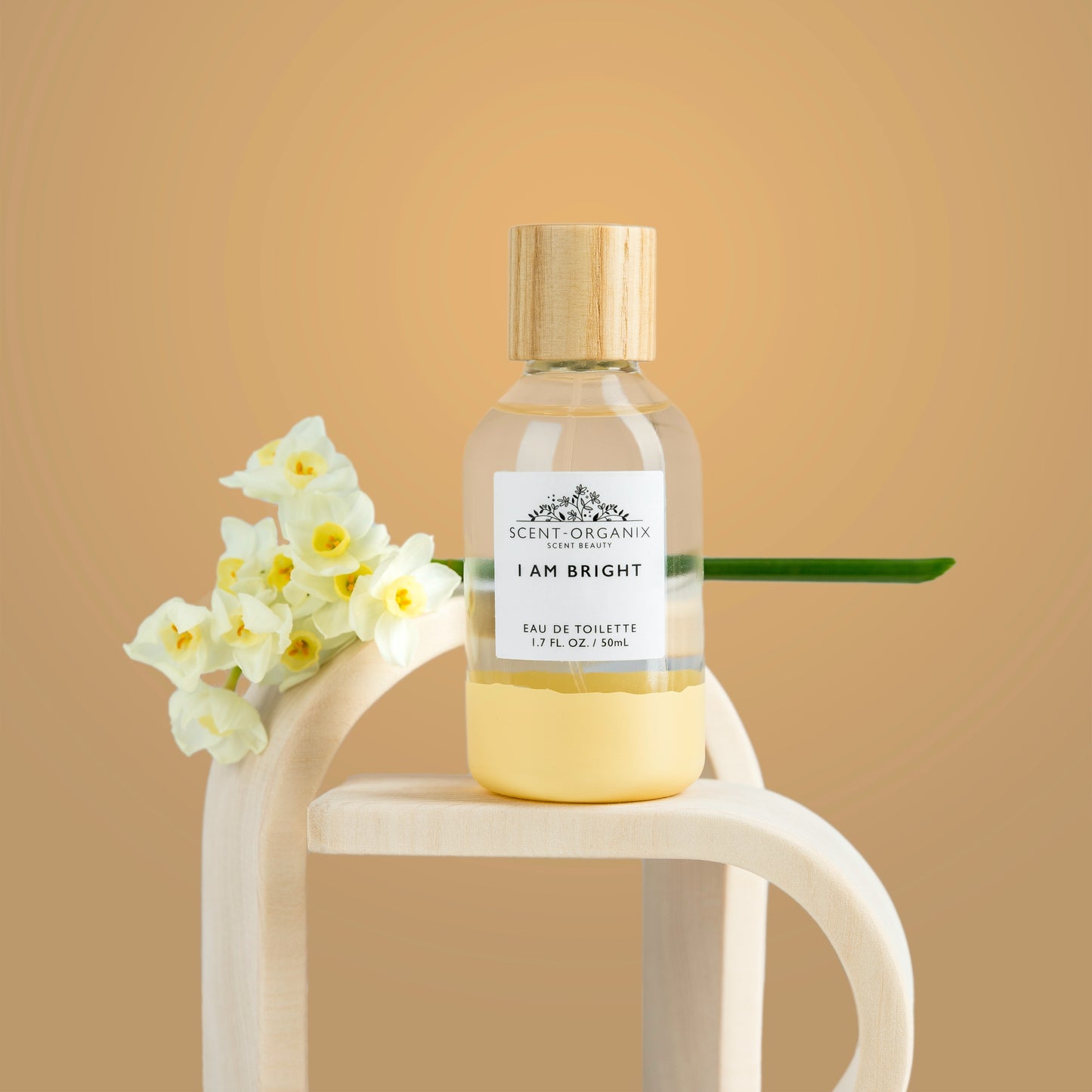 Scent-Organix I Am Bright Perfume for Men & Women by Scent Beauty - Fruity and Citrusy Scent with Notes of Pineapple, Tiare Flower & Orange Flower - Non-Toxic, Vegan & Biodegradable Perfume - 1.7fl Oz