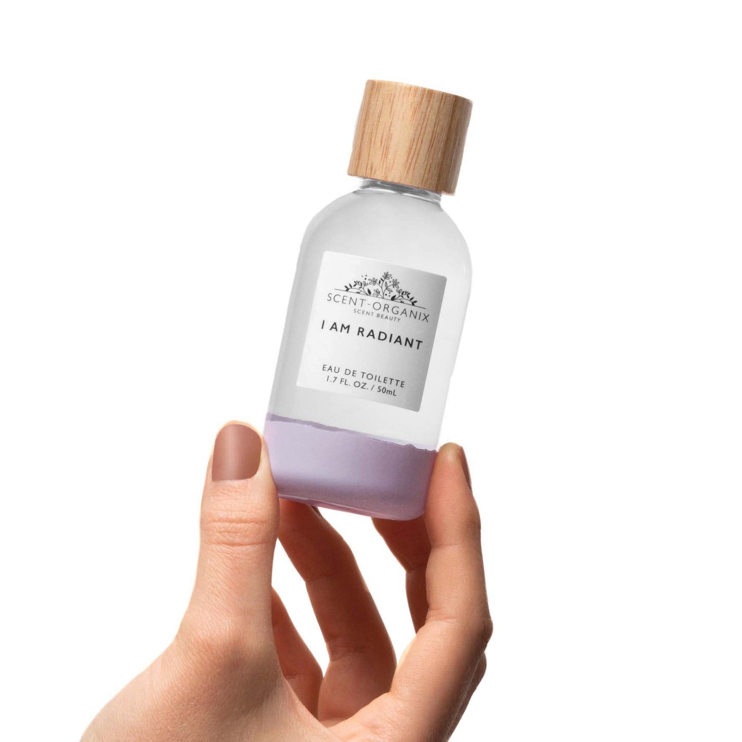 Scent-Organix I Am Radiant Perfume for Men & Women by Scent Beauty - Evocative Florals Scent with Notes of Lily-Of-The-Valley, Hyacinth & Vetiver - Non-Toxic, Vegan & Biodegradable Perfume - 1.7fl Oz