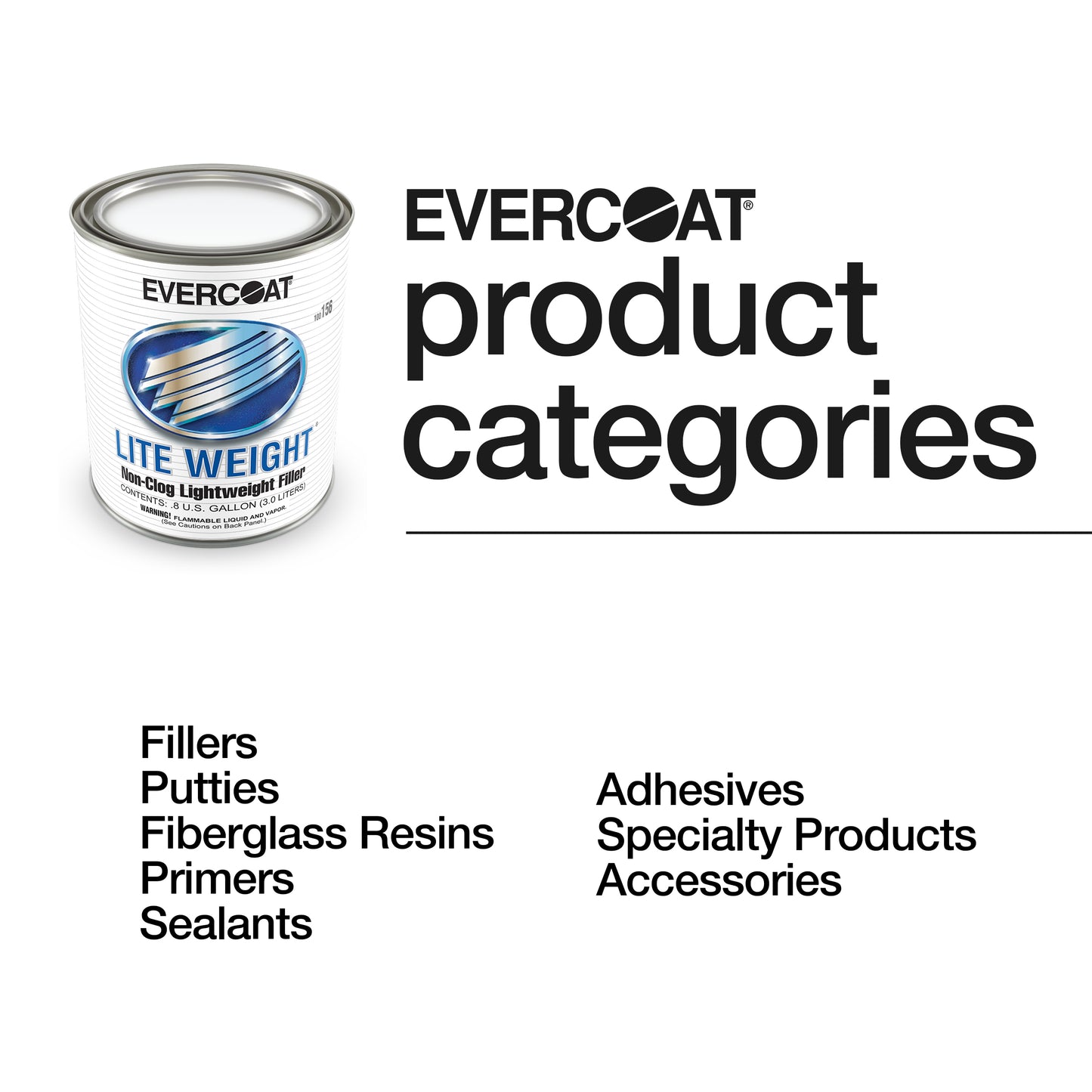 Evercoat 156 Light Weight Body Filler - Gallon