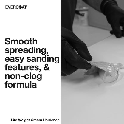 Evercoat Lite Weight Body Filler - Clog-Free Body Filler for Aluminum, Fiberglass & More - 32 Fl Oz