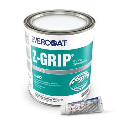 Evercoat 282 Z-Grip Non-Clog Lightweight Filler - Gallon (Blue cream hardener included)