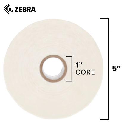 Zebra 2 x 1 in Direct Thermal Paper Labels Z-Perform 2000D Permanent Adhesive Shipping Labels 1 in Core 6 rolls 10031634SP