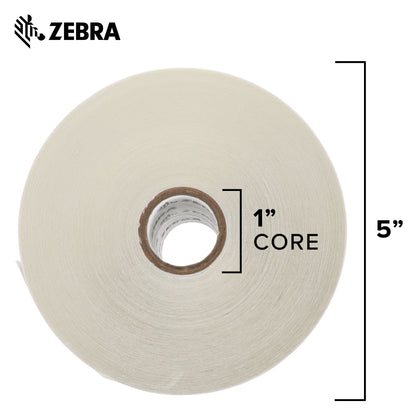 Zebra 3 x 2 in Direct Thermal Paper Labels Z-Perform 2000D Permanent Adhesive Shipping Labels 1 in Core 6 rolls 10031637SP