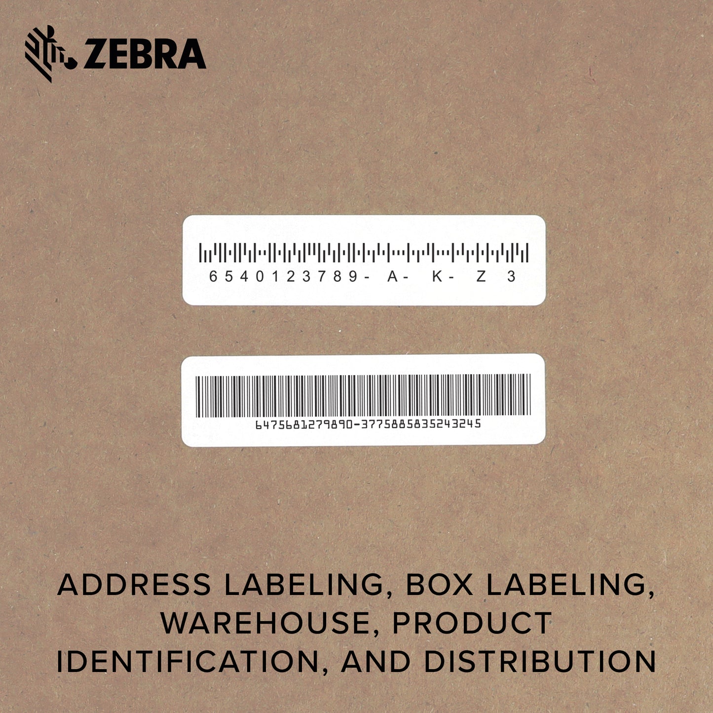 Zebra 4 x 1 in Direct Thermal Paper Labels Z-Perform 2000D Permanent Adhesive Shipping Labels 1 in Core 6 rolls 10031639SP