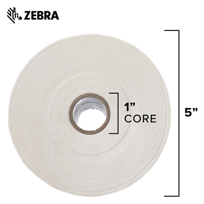 Zebra 3 x 1 in Thermal Transfer Polyester Labels Z-Ultimate 3000T Permanent Adhesive Shipping Labels 1 in Core 8 Rolls 10031646SP