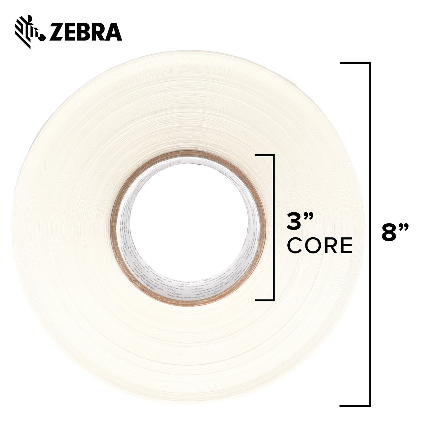 Zebra - 4 x 6 in Direct Thermal Paper labels, Z-Perform 2000D Permanent Adhesive Shipping labels, Zebra Industrial Printer Compatible, 3 in Core - 4 rolls - 10031655SP