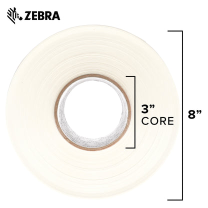Zebra - 4 x 6 in Direct Thermal Paper labels, Z-Perform 2000D Permanent Adhesive Shipping labels, Zebra Industrial Printer Compatible, 3 in Core - 4 rolls - 10031655SP
