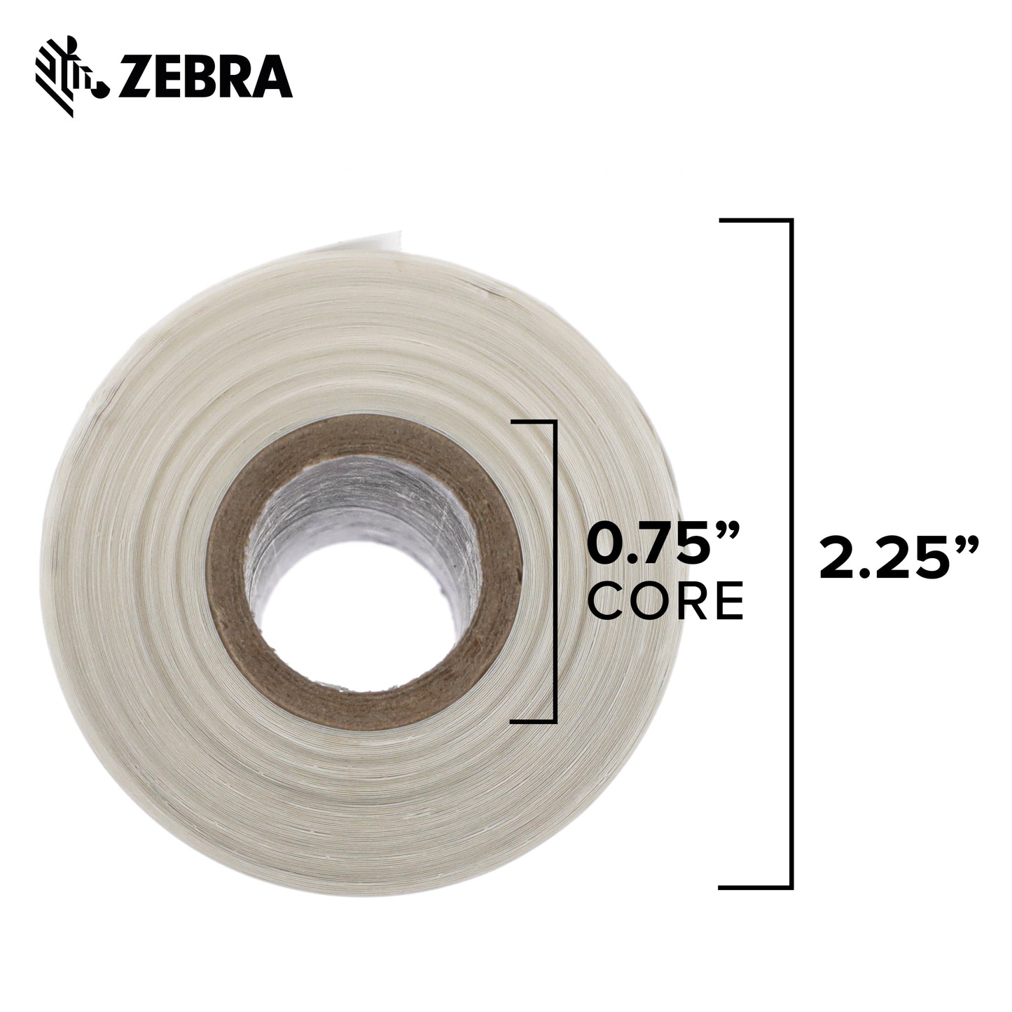 Zebra - 4 x 6 in Direct Thermal Paper labels, Z-Perform 1000D Permanent Adhesive Shipping labels, Zebra Mobile Printer Compatible, 0.75 in Core - 12 rolls - 10031661SP