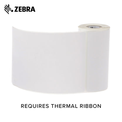 Zebra - 4 x 6 in Direct Thermal Paper labels, Z-Perform 1000D Permanent Adhesive Shipping labels, Zebra Mobile Printer Compatible, 0.75 in Core - 12 rolls - 10031661SP