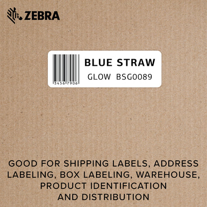 Zebra Dymo Address Labels 1 1/8 x 3 1/2 in Compatible with Dymo LabelWriter Printer 8 Rolls 10033430SP