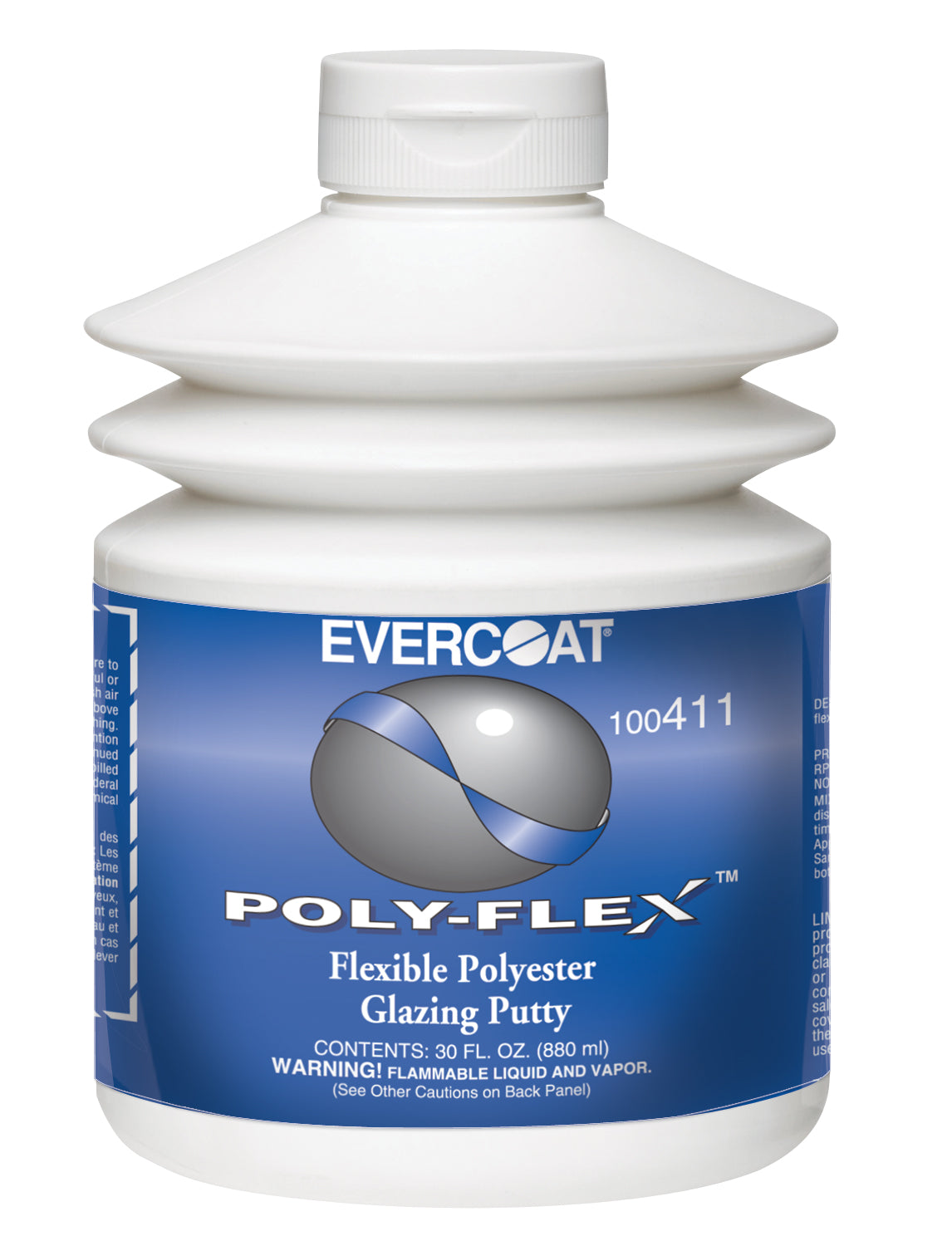 Fibreglass Evercoat 411 Poly-Flex Flexible Polyester Glazing Putty - 30 oz. Pumptainer