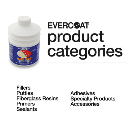 Evercoat Glaze Coat Polyester Finishing and Blending Putty for Metal, Aluminum, Steel & More - 30 Oz