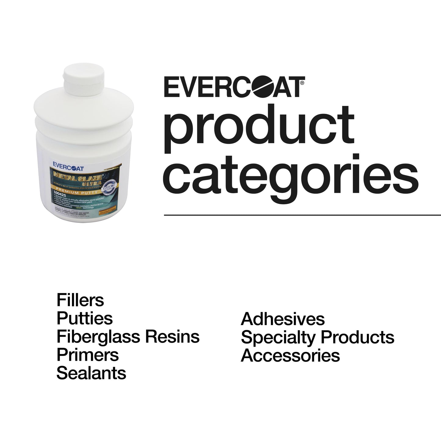 Evercoat 425 Metal Glaze Ultra 30oz Pumptainer