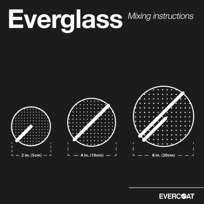 Fibreglass Evercoat 632 Everglass Short Strand Fiber Reinforced Filler - Quart
