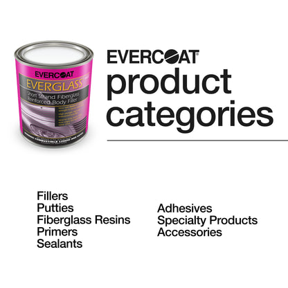 Fibreglass Evercoat 632 Everglass Short Strand Fiber Reinforced Filler - Quart