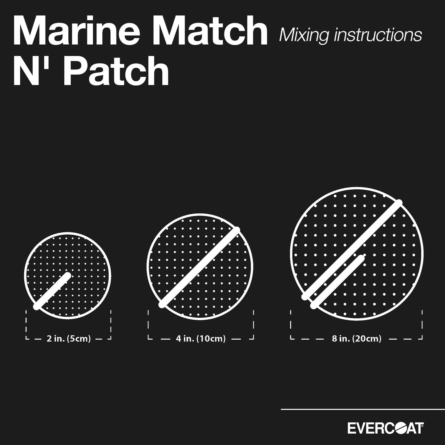 Evercoat Marine Match N'Patch Repair Kit - Repairs Nicks, Gouges & Scratches - 1 Count