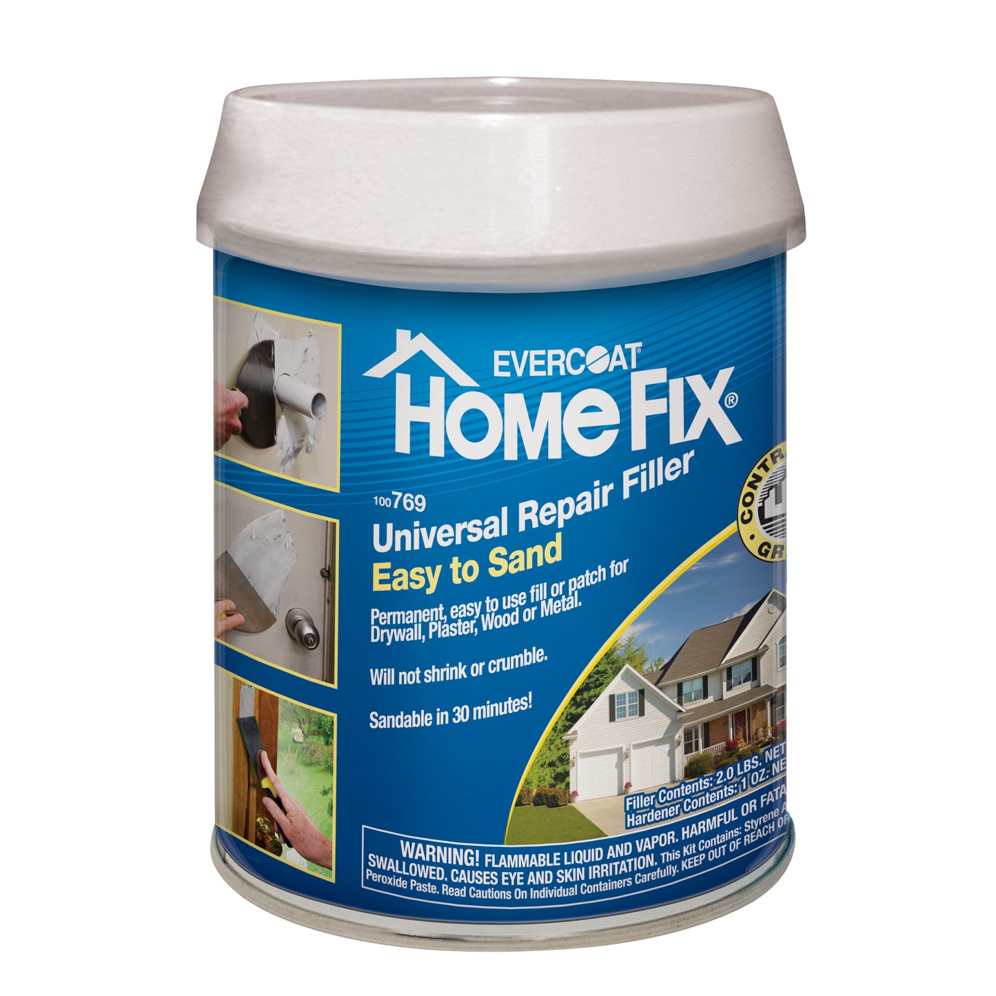 Evercoat Universal Repair Filler - Durable Drywall, Metal, Wood, and Plaster Repair - 32 Fl Oz