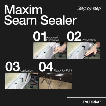 Evercoat Maxim Control Flow Seam Sealer for Gutters, Roof Lines, and Sloped Areas - 8.5 Fl Oz