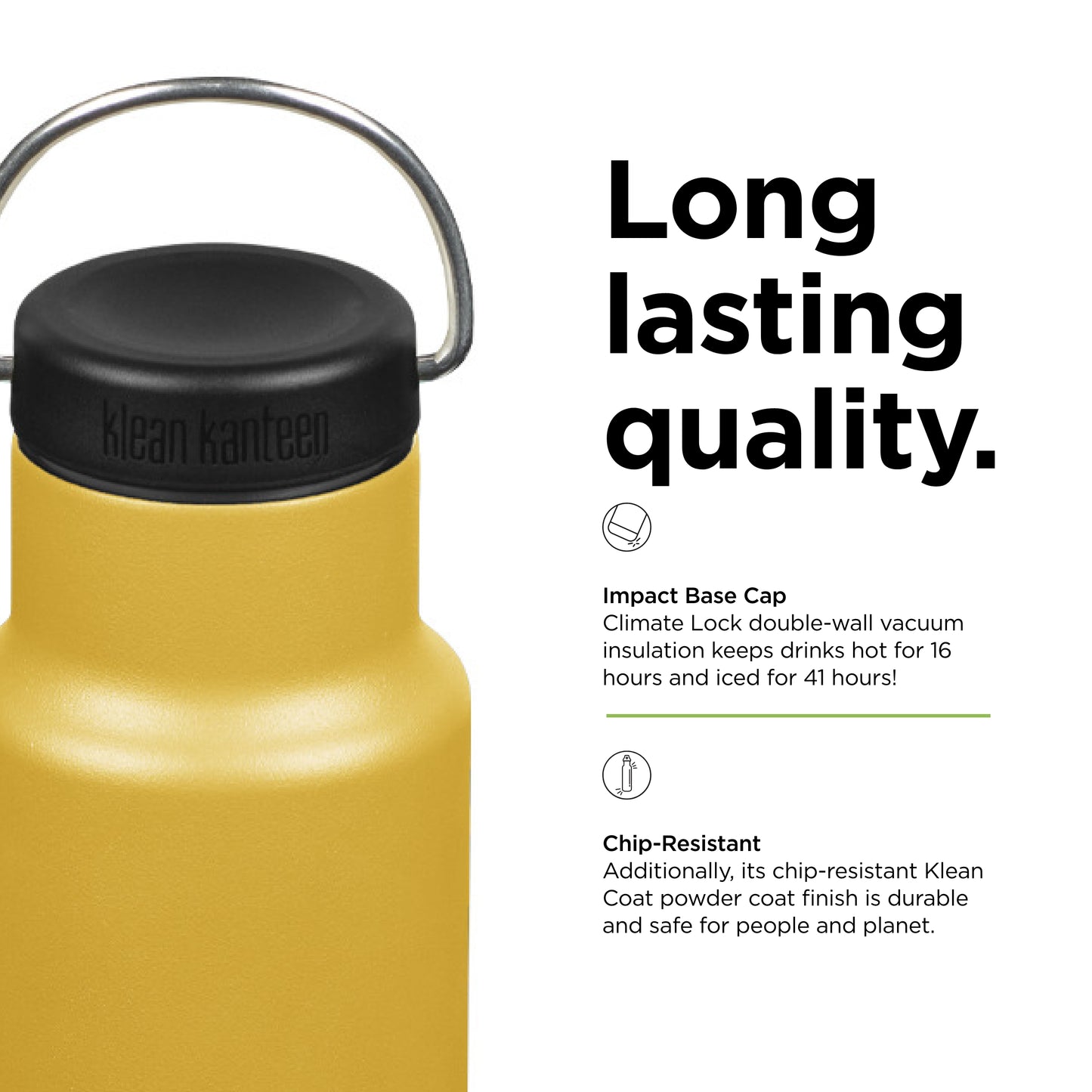 Insulated Classic Narrow 12oz (w/ Loop Cap) Marigold