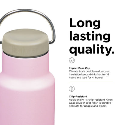 Klean Kanteen Insulated Classic Narrow 12oz (w/Loop Cap) Lotus
